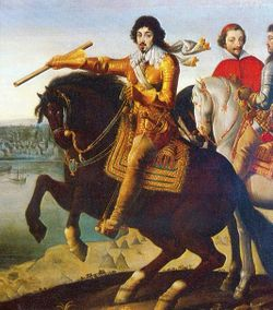 Louis XIII et Richelieu, victorieux devant La Rochelle